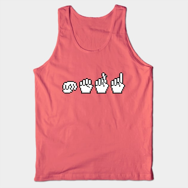 Sign Language - Nerd Tank Top by L. Marco Miranda